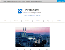 Tablet Screenshot of pierbusseti.com